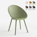 Sedia moderna per cucina sala da pranzo bar esterno giardino Arielle Promozione