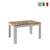 Tavolo cucina allungabile bianco lucido legno 90x137-185cm Dyon Basic Vendita