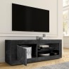 Mobile porta TV soggiorno moderno marmo nero opaco Diver MB Basic Catalogo