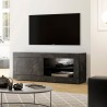 Mobile porta TV soggiorno moderno marmo nero opaco Diver MB Basic Saldi