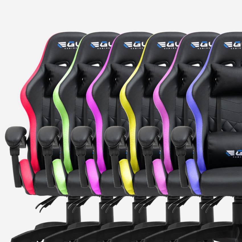 The Horde junior poltrona sedia gaming ergonomica per bambini LED RGB