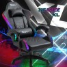 Poltrona gaming ufficio LED RGB ergonomica reclinabile The Horde XL Offerta