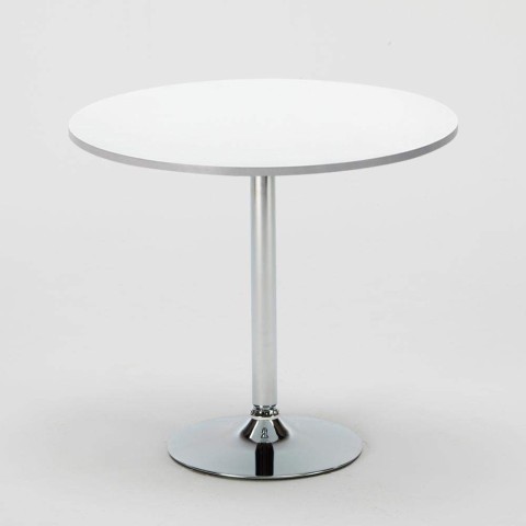 Tavolino bar rotondo bianco 70cm Bistrot II Scelta Promozione