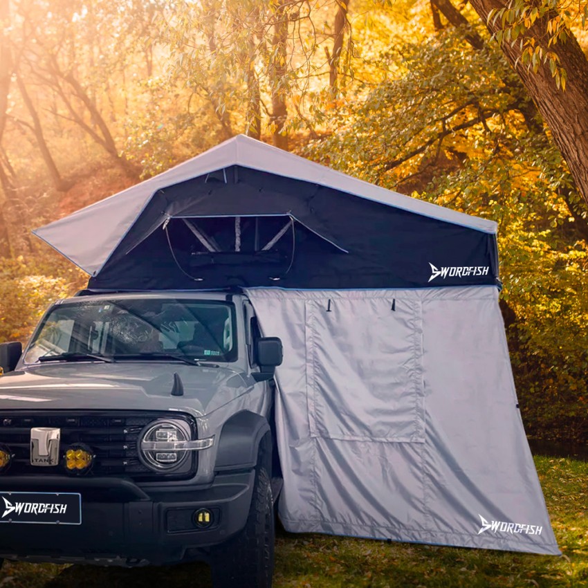 Nithtroof M: Tente de toit pour voiture de camping 140x240cm 3 places