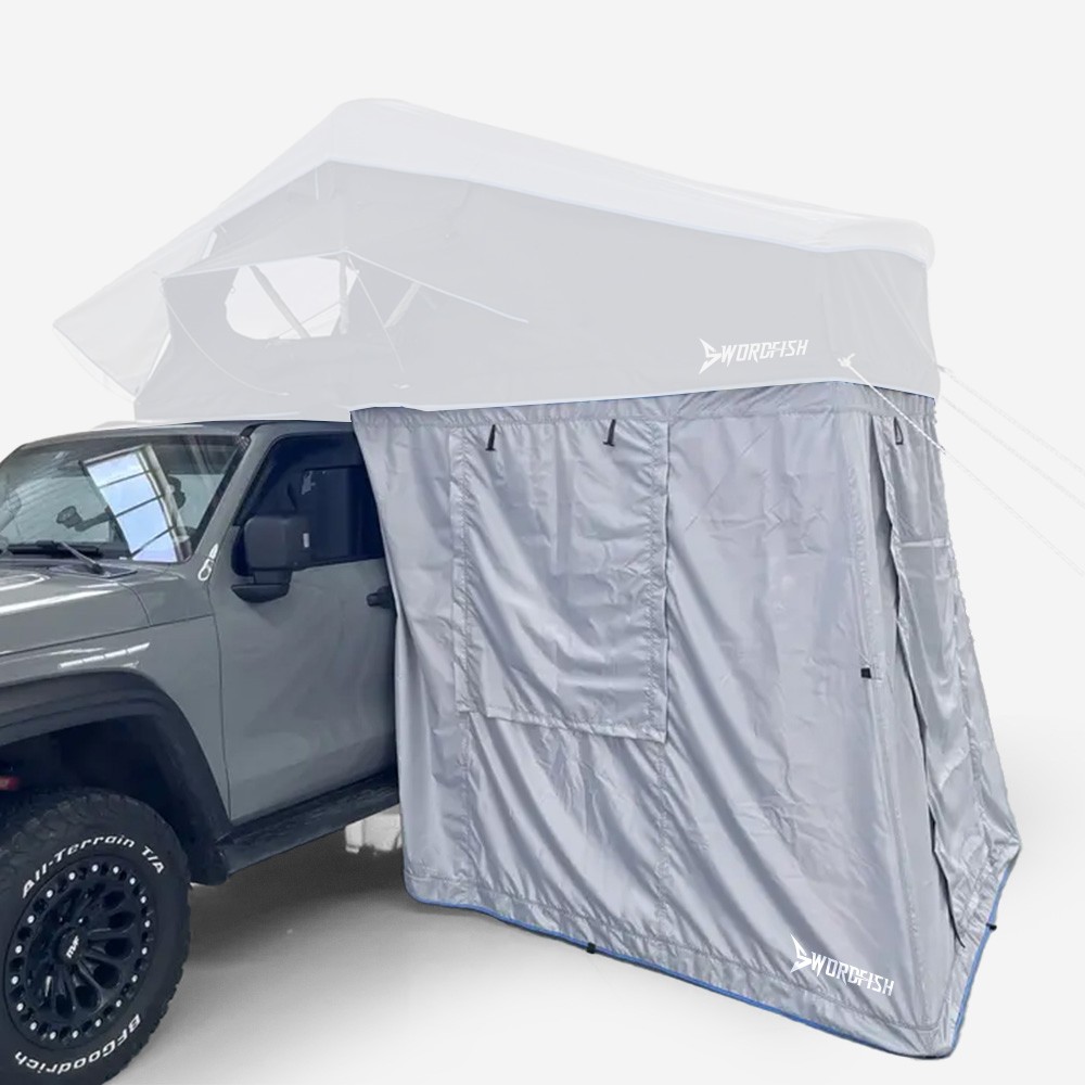 Veranda estensione tenda da tetto auto cabina spogliatoio campeggio Quietent M