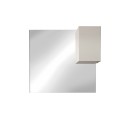 Specchiera bagno colonna 1 anta bianco lucido e luce LED Riva Scelta