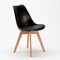 Tavolino Rotondo Nero 70x70cm Con 2 Sedie Interno Nordica Cosmopolitan 
