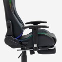 Poltrona sedia gaming ergonomica poggiapiedi LED RGB The Horde Comfort Acquisto