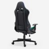 Poltrona sedia gaming ergonomica poggiapiedi LED RGB The Horde Comfort 