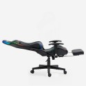 Poltrona sedia gaming ergonomica poggiapiedi LED RGB The Horde Comfort Scelta