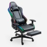 Poltrona sedia gaming ergonomica poggiapiedi LED RGB The Horde Comfort Catalogo
