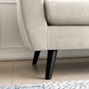 Divano soggiorno 3 posti moderno design nordico resistente 191cm Hayem