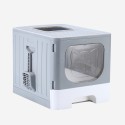 Lettiera gatto box toilette con cassetto facile da pulire Cataloop Saldi