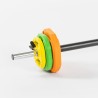 Set body pump bilanciere olimpico 6 x dischi peso colorati 20kg Forutsu