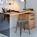 Sgabello da bar cucina Tolix metallo stile industriale Steel Rocket