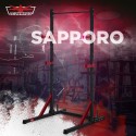 Squat rack palestra supporto bilanciere dischi sbarra trazioni Sapporo Vendita
