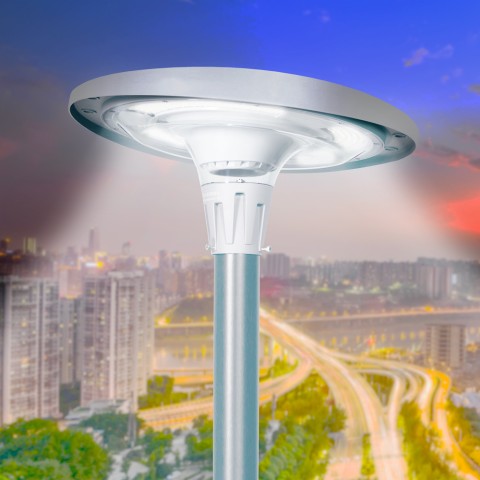 Lampione LED stradale con pannello solare 800W multicolore Hurican Promozione