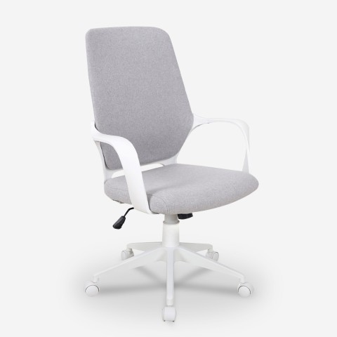 Sedia ufficio ergonomica poltrona regolabile design moderno Boavista Promozione