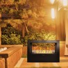 Camino a bioetanolo design per interno esterno 100x30x70cm Giotto S 