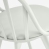 Sedia design moderno in polipropilene per cucina sala da pranzo Molkor 