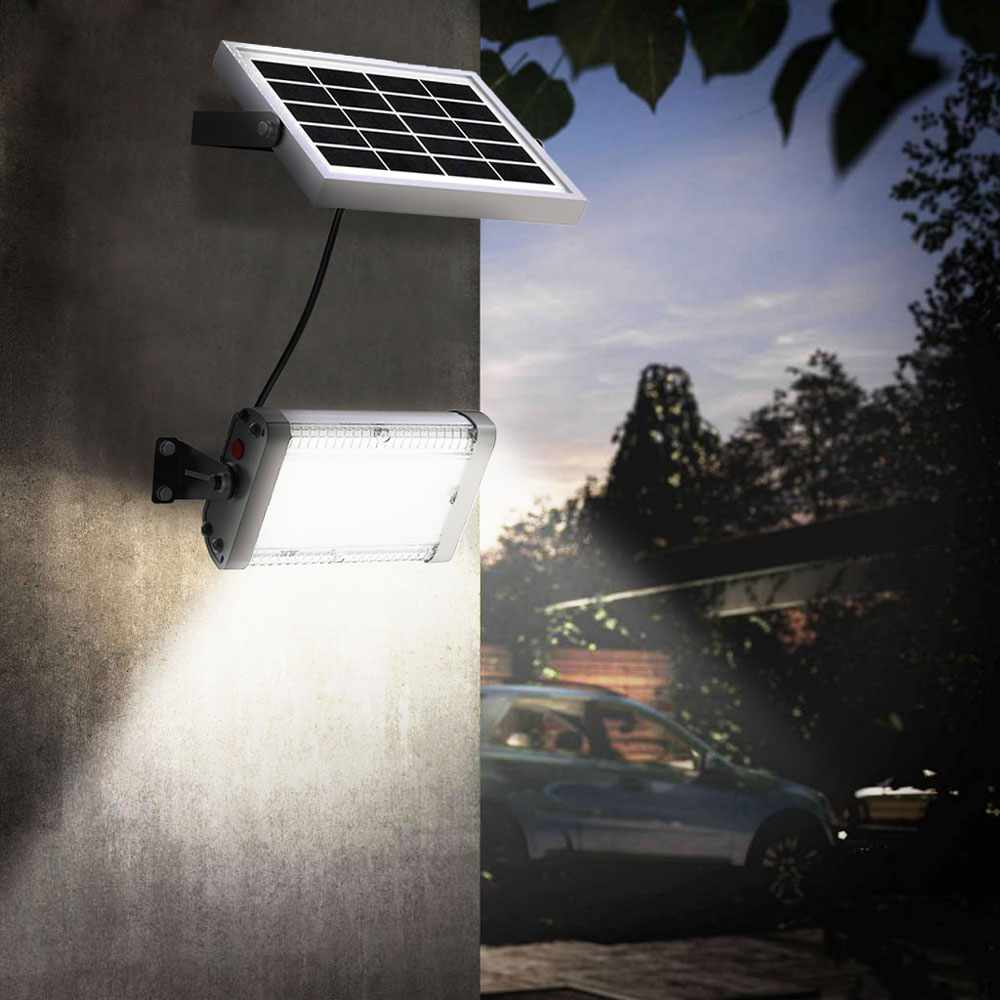 Flood Faretto Luce Solare Led 1000 Lumen Da Esterno