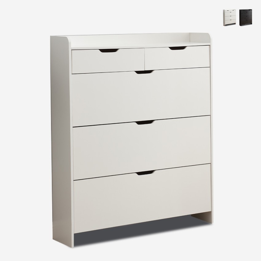 Scarpiera salvaspazio ingresso moderno 3 ante ribalta 2 cassetti Kengat Vendita Scarpiera salvaspazio ingresso moderno 3 ante ribalta 2 cassetti Kengat Vendita