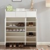 Scarpiera armadio ingresso design moderno 3 ante 3 cassetti Zipel Caratteristiche