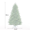 Albero di Natale verde artificiale 180cm effetto realistico Wengen Sconti