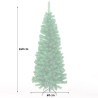 Albero di Natale verde artificiale 240cm rami finti extra folto Arvika Saldi