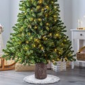 Base per albero di Natale artificiale tronco in finto legno 35x38cm Drammen Vendita
