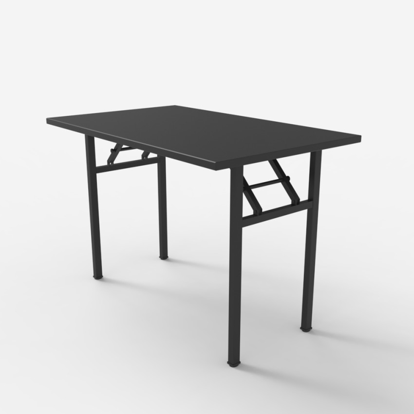Foldesk 100x60cm scrivania ufficio tavolo pieghevole salvaspazio  smartworking