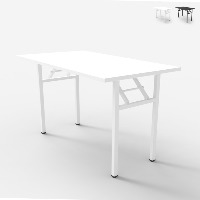 Foldesk 120x60cm scrivania tavolo pieghevole ufficio smartworking  salvaspazio