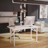 Scrivania ufficio tavolo pieghevole salvaspazio smartworking Foldesk 100x60cm Offerta