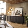 Credenza buffet 4 ante cucina soggiorno design moderno 205x40cm Orival Offerta