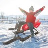 Slittino da neve per bambini con manubrio sellino freni a pedale Comet Vendita