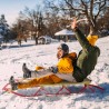 Slittino da neve in legno per bambini slitta 2 posti classica Vixen Vendita