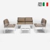Salotto esterno divano tavolino 2 poltrone Portofino Grand Soleil Modello