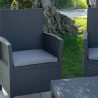 Salotto giardino esterno 2 poltrone cuscini tavolino Tropea Grand Soleil Scelta