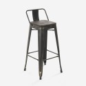 set tavolo alto da bar nero 4 sgabelli con schienale cruzville Scelta