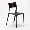 Tavolino Rotondo Nero 70x70cm Con 2 Sedie Interno Parisienne Cosmopolitan 