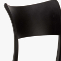 Tavolino Rotondo Nero 70x70cm Con 2 Sedie Interno Parisienne Cosmopolitan 