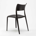 Tavolino Rotondo Nero 70x70cm Con 2 Sedie Interno Parisienne Cosmopolitan 
