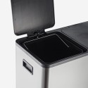 Pattumiera 60 litri raccolta differenziata 2 cestini a pedale Lindo XL Scelta