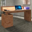 Scrivania ufficio 160x60x90cm 3 cassetti con sopralzo New Selina S Plus Catalogo
