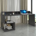 Scrivania ufficio design moderno 180x60x92,5cm con sopralzo Esse 2 Plus Acquisto