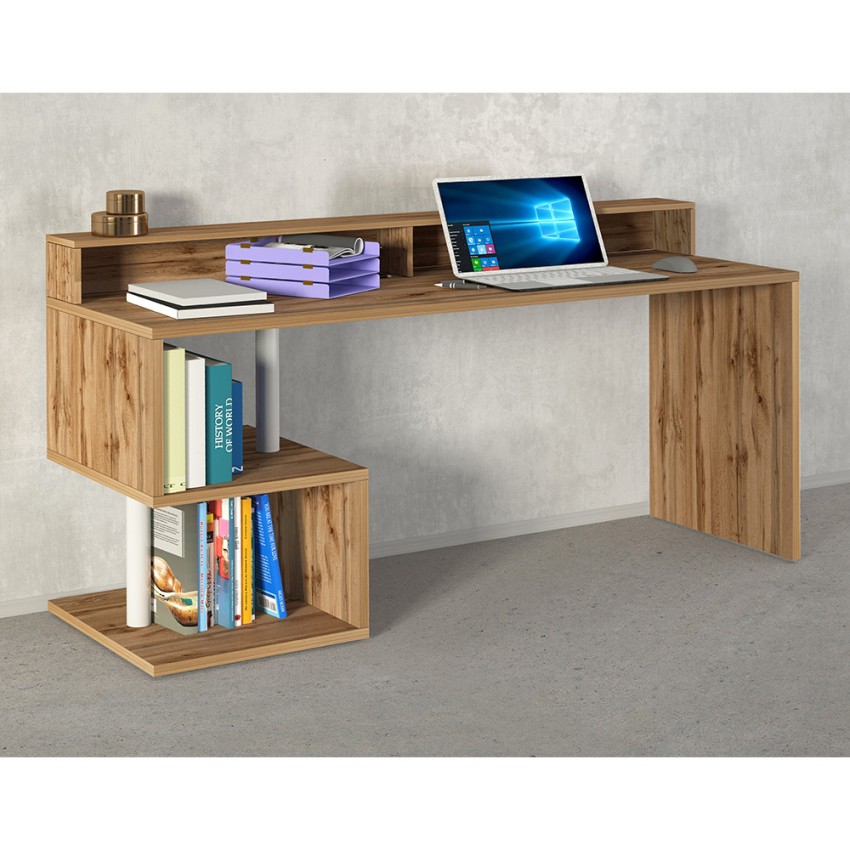 Scrivania design moderno grigio report - ESSE office desk 100