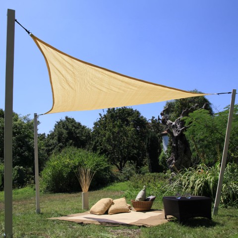 Vela ombreggiante tenda parasole triangolare per giardino esterno Kurt Promozione