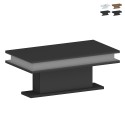 Tavolino da caffè salotto moderno con luce LED RGB 100x55cm Little Big Offerta