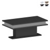 Tavolino da caffè salotto moderno con luce LED RGB 100x55cm Little Big Offerta