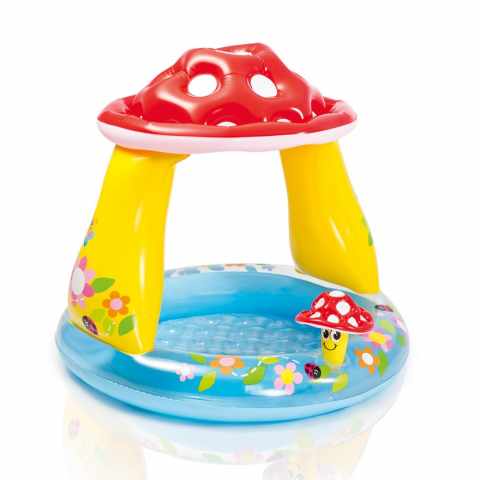 Piscina gonfiabile bambini Intex 57114 Mushroom baby pool fungo gioco